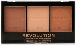 Makeup Revolution, Ultra, Sculpt & Contour Kit, Palette de Contours, Light/Med C04, 3 Ombres, 10.8g