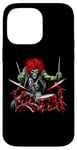 Coque pour iPhone 14 Pro Max Kit de batterie Rock and Roll Band Rock On Drum du batteur Skeleton Guy