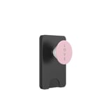 LOVE - Simple. Classique. Coeur. rose. Support pour téléphone ou tablette PopSockets PopWallet pour MagSafe