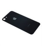 Vitre Arriere Iphone 8 - Noir - Adhesif Inclus