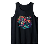 Anime Girl Japanese Dragon Rider Tank Top