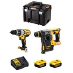 DeWALT Kit DWK223 (DCD996 + DCH273 + 2 x 5,0 Ah + DCB115 + TSTAK VI)