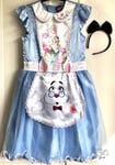 DISNEY ALICE IN WONDERLAND BOOK DAY FANCY DRESS COSTUME AGE 9 - 10 YEARS BNWT