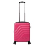 TOTTO - Valise Rigide Extensible Brazy + - Valise de Cabine - Deco Rose - Bagage de Cabine - Système Extensible - Système TSA - Doublure en Polyester, Rosé, Travel