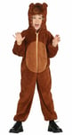 Boys Girls Brown Bear Animal Fancy Dress Costume Childs Book Day Outfit