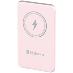 Verbatim – Charge´n´Go Magnetic Wireless Power Bank 5000 Pink (32243)