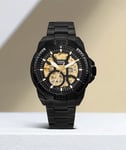 Mens Fossil Bronson Gold Dial Watch ME3217