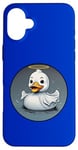 Coque pour iPhone 16 Plus Costume d'Halloween Angel Cruise Duck Halo Quack Find Hide