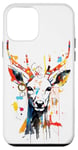 Coque pour iPhone 12 mini Bois de cerf coloré