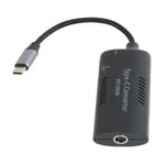 Laptop Strömomvandlare DC till Typ C PD3.0 Snabbladdning 100W ABS Flätad Nylon Laptop Typ C Adapter för Laptop Laddning DC7406 Hona till Typ C