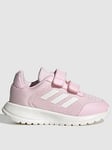 adidas Infant Girls Tensaur Run 2.0 Trainers - Pink, Pink/White, Size 6 Younger