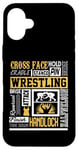 iPhone 16 Plus Wrestling Half Nelson Wrestler Adjectives Cross Face Case