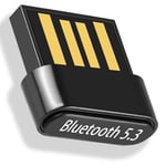 Adaptateur Bluetooth PC USB Bluetooth 5.3 Dongle EDR Clé Bluetooth pour PC Or...