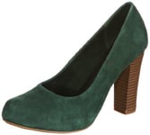 s.Oliver Selection, Chaussures compensées Femme - Vert - Grün (Forest 762), 36 EU