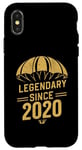 iPhone X/XS Legendary Since 2020 Parachute Birthday Skydiving Skydiver Case