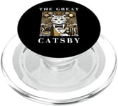 The Great Catsby, Funny Cat Design, Cat Lover, Film PopSockets PopGrip pour MagSafe