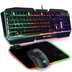 Spirit Of Gamer Ultimate 500 Pack Clavier Souris Tapis Gaming