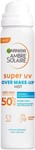 SPF 50 Super UV Over Makeup Mist for Face, High Protection 75ml