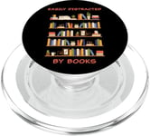 Easily Distracted by Books – Funny Cute Novel & Reader Quote PopSockets PopGrip for MagSafe