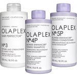 Olaplex Blonde Enhancer Bundle No.4P Shampoo 250 ml & No. 5P Condition