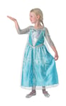 Girls Premium Elsa Costume Deluxe Disney Frozen Fancy Dress Outfit