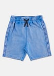 Angel & Rocket Boys Mason Side Tape Jersey Short - Blue Cotton - Size 4Y