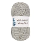 Viking Garn Wool Lysegrå Tweed 501