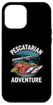 iPhone 12 Pro Max Pescatarian Adventure Ocean Food Lover Case