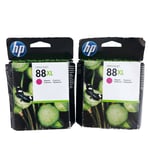 HP Officejet 88XL  Ink Cartridge x 2  Magenta Colour