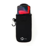 GENUINE INVENTCASE BLACK NEOPRENE POUCH CASE COVER FOR ONEPLUS 6