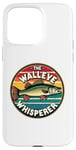 iPhone 15 Pro Max Vintage Walleye Drawing: The Walleye Whisperer Fisherman Case