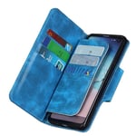 KAIDON Case for Nokia 8.3 5G, PU Leather Magnetic Clasp Flip Stand Case [C8-001#] (Blue)