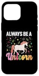 iPhone 16 Pro Max Unicorn rainbow - I believe in unicorns Case