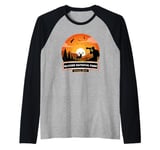 Glacier National Park since 1910 Wildlife Photography Raglan Baseball Tee