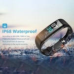 Fitness Activity Watch With Heart Rate Monitor Waterproof Sleep Monitor Step Fit