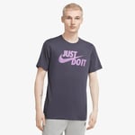 T-Shirt Nike Homme Manche Courte AR5006 015 Vêtement de Sport Violet Just Do It