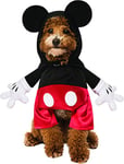 Rubie's Disney Costume pour Animal de Compagnie Mickey & Friends Mickey Mouse Party Goods Multicolore Taille M Tour de Cou 14,5 Tour de Cou 20 Dos 15 US