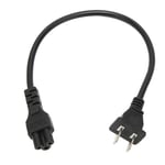 NEMA 1‑15P To IEC320 C5 Power Cable 0. IEC320 C5 Power Cord For Laptops US REL