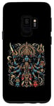 Coque pour Galaxy S9 Kali Hindou Goddess Of Death Warrior Mother Fierce