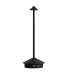 Zafferano Pina Pro - Aluminium LED-bordslampa med dimmer, IP54-klassad, för inomhus/utomhus, med stickkontakt, H29cm, EU-kontakt - Corten-Wellngs