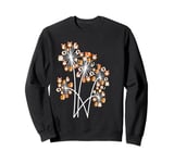 Guinea Pig Dandelion Funny Floral Animals Floral Dandelion Sweatshirt