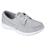 Skechers Go Walk Lite Slip On WoMens Shoes In Grey - Size UK 3.5