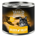 5 + 1 på köpet! Wild Freedom 6 x 200 g - Golden Valley - kanin & kyckling