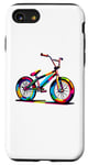 Coque pour iPhone SE (2020) / 7 / 8 Cavalier De Bmx De Motocross De Vélo Pop Art Coloré