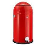 Wesco Liftmaster Waste Bin, Steel, Metal, Red 34.6 x 34.6 x 71 cm