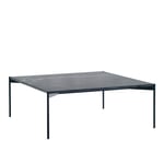 Adea - Plateau Table 90x90, Black Marquina Marble Top Black Standard Legs - Sofabord - Johan Ridderstråle,Mats Broberg - Svart - Metall/Stein