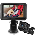 Baby Car Camera HD 1080P with Display Infant Safety Seat Night Vision Monitor