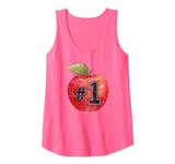 Womens #1 Number One Champion Special Best Apple Classic Tank Top