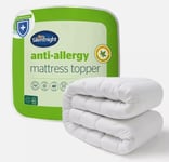 Silentnight Anti Allergy Double Mattress Topper Hypoallergenic Against Allergies