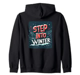 Step into Winter with a Touch of Magic Zip Hoodie